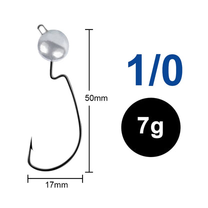 Offset Weedless Jighead