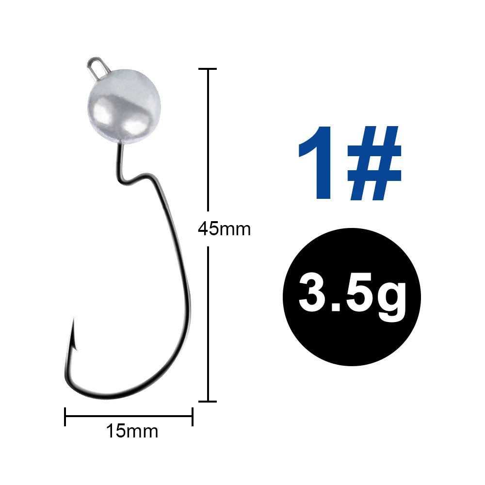 Offset Weedless Jighead