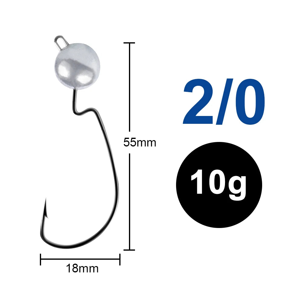 Offset Weedless Jighead