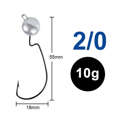 Offset Weedless Jighead